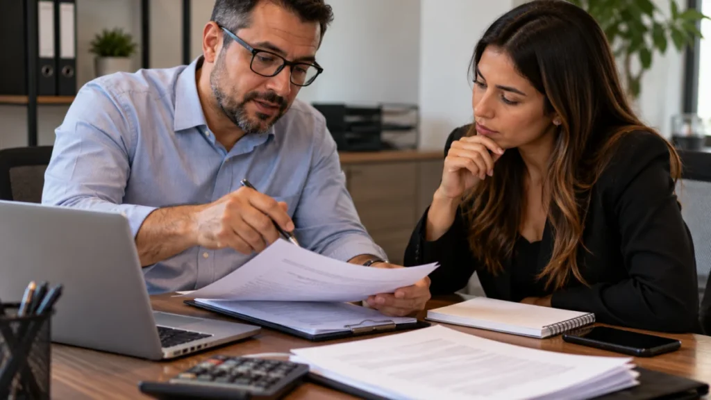 Consulta Financeira no Escritório