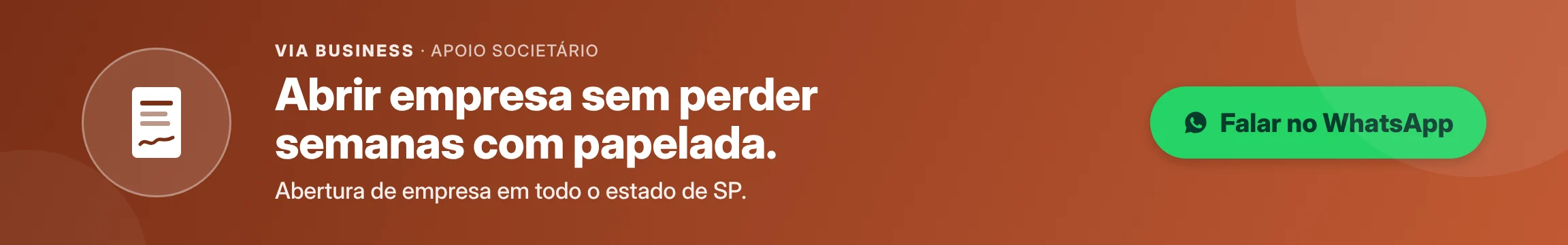 Abrir empresa sem perder semanas com papelada. Abertura de empresa em todo o estado de SP.