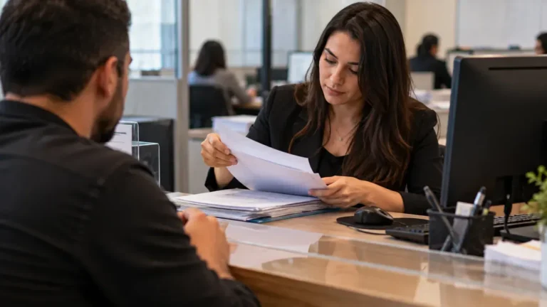 Atendimento profissional no escritório